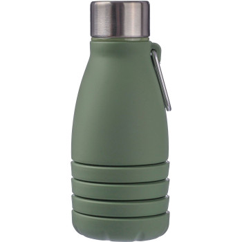 Borraccia personalizzata con logo - Borraccia pieghevole in silicone Erin 550 ml
