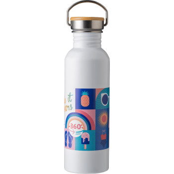 gadget ecologici con logo - Borraccia Poppy | Acciaio inox 304 | 700 ml