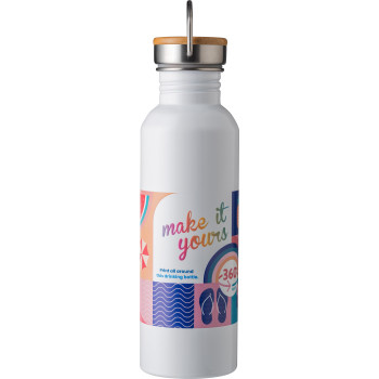 gadget ecologici con logo - Borraccia Poppy | Acciaio inox 304 | 700 ml