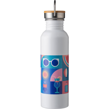 gadget ecologici con logo - Borraccia Poppy | Acciaio inox 304 | 700 ml