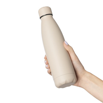 Borraccia in acciaio personalizzata - Borraccia riciclata a doppia parete Sunny 500 ml