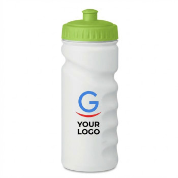 Borracce in plastica personalizzate con logo - Borraccia sportiva personalizzabile 500 ml con tappo antigoccia e impugnatura ergonomica