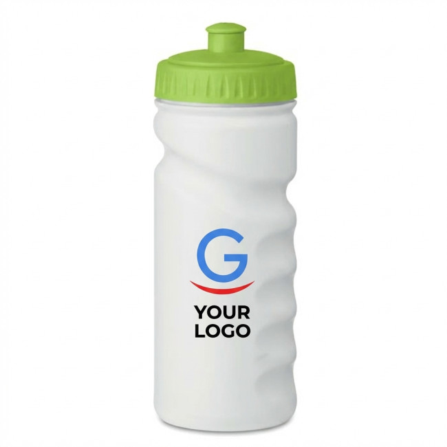 Borracce in plastica personalizzate con logo - Borraccia sportiva personalizzabile 500 ml con tappo antigoccia e impugnatura ergonomica
