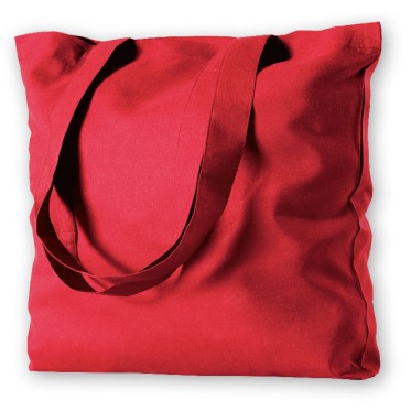 Borsa in cotone personalizzabile 100% naturale con manici lunghi per azienda