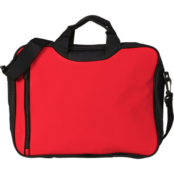 Borsa porta PC personalizzata con logo - Borsa a tracolla Nicola | 600D | 6 l