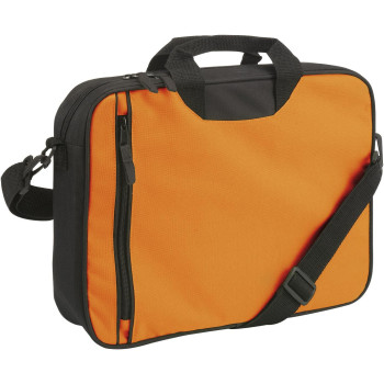 Borsa porta PC personalizzata con logo - Borsa a tracolla Nicola | 600D | 6 l