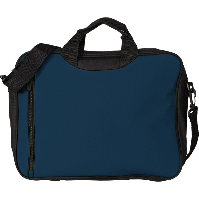 Borsa porta PC personalizzata con logo - Borsa a tracolla Nicola | 600D | 6 l