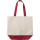 Borsa shopping personalizzabile Impression in cotone con manici tinta