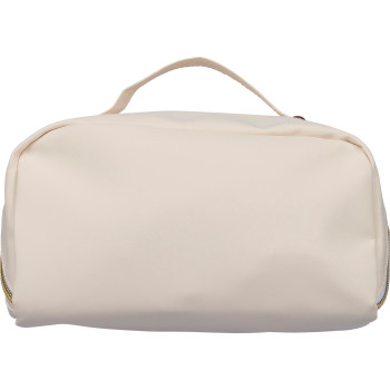 gadget ecologici con logo - Borsa da toilette in PU riciclato Alon