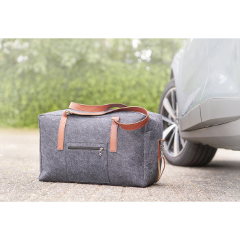 Borse da viaggio personalizzate con logo - Borsa da viaggio in feltro rPET Natalie