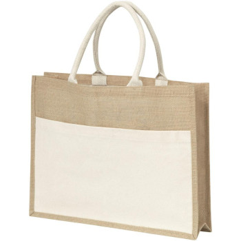 borse juta personalizzate - Borsa di juta Livvie | Laminata | 325 g/m²