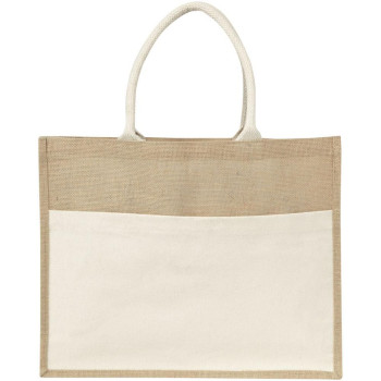 borse juta personalizzate - Borsa di juta Livvie | Laminata | 325 g/m²