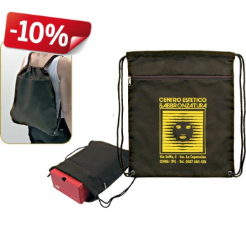 Borsa ECOLINE zainetto in canapa naturale 220 gr