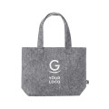 Borsa ecologica in feltro riciclato RPET manici rinforzati 62 cm