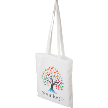 Shopper in cotone personalizzata con logo - Borsa in cotone Amanda | 10,5 l