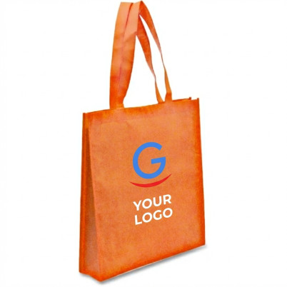 Borsa in tnt personalizzabile colorata con soffietto e manici comodi