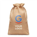 Borsa Juta personalizzabile cordino chiusura 30x47x47 cm resistente
