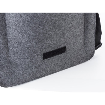 Borse personalizzate con logo - Borsa per laptop Layla | Feltro riciclato | 15 pollici | Velcro