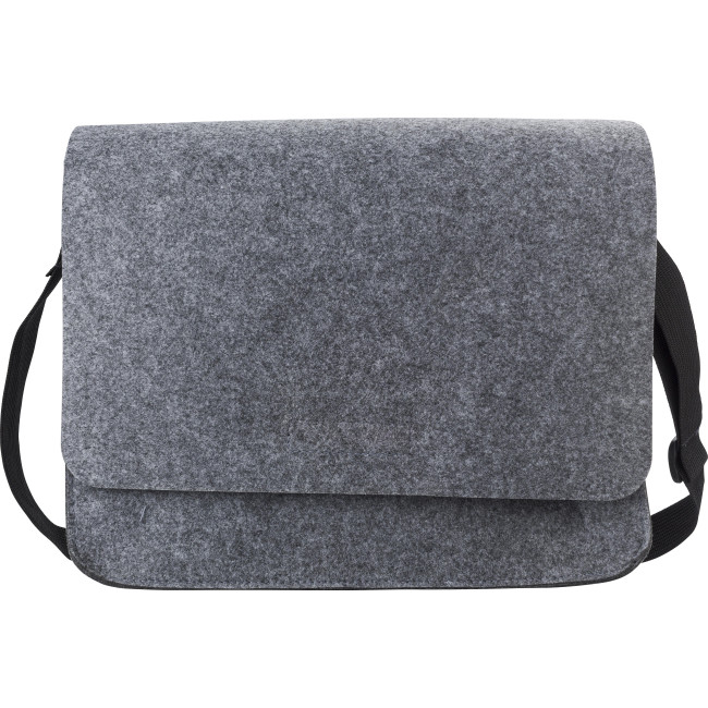 Borse personalizzate con logo - Borsa per laptop Layla | Feltro riciclato | 15 pollici | Velcro