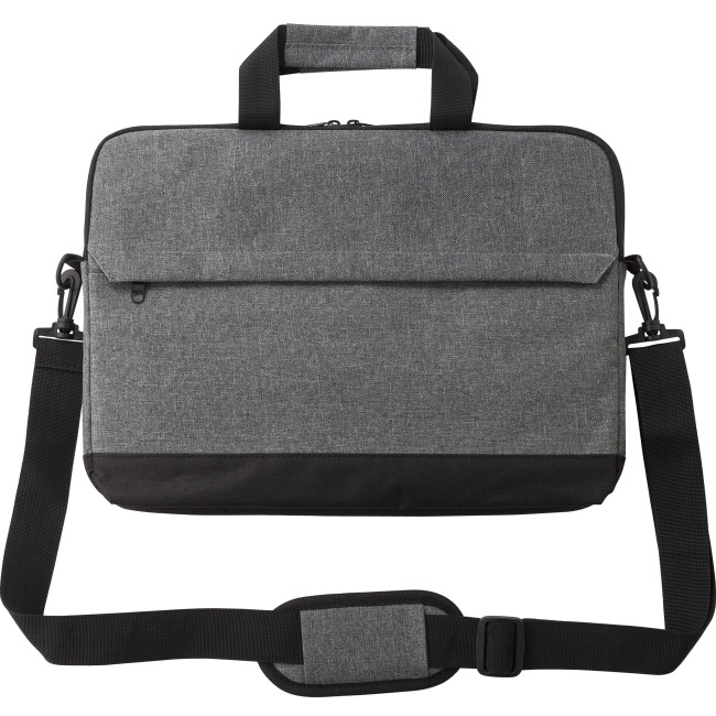 Borsa porta PC personalizzata con logo - Borsa per laptop | Poliestere 600D | 15 pollici | Bicolore