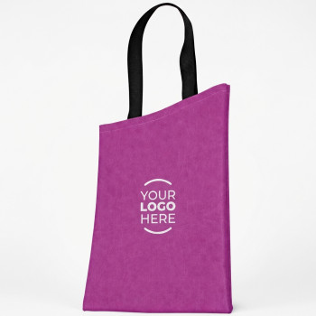 Shopper personalizzate con logo - Borsa personalizzabile Reflexa in vivella resistente con ampio spazio