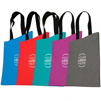 Shopper personalizzate con logo - Borsa personalizzabile Reflexa in vivella resistente con ampio spazio