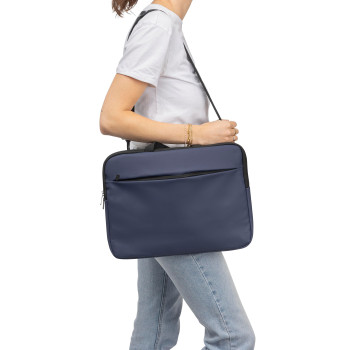 gadget ecologici con logo - Borsa portacomputer in PU riciclato Rafi