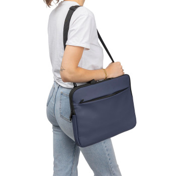 gadget ecologici con logo - Borsa portacomputer in PU riciclato Rafi