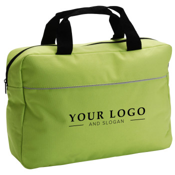 Borsa porta PC personalizzata con logo - Borsa portadocumenti Niam | Poliestere 600D