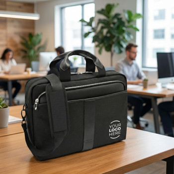 Borsa portadocumenti personalizzabile con vano porta PC imbottito fino a 15,6"