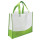 Borsa shopping bag personalizzabile bicolore in tessuto TNT resistente