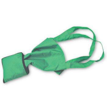 Borsa shopping, con zip nera, ripiegabile personalizzabile