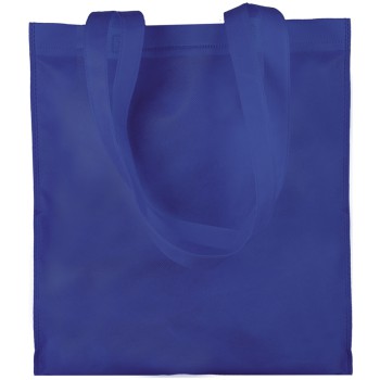 Shopper personalizzate con logo - Borsa shopping  in TNT, colorata, manici lunghi  cucitura termica