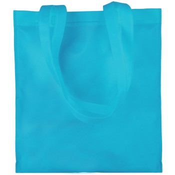 Shopper personalizzate con logo - Borsa shopping  in TNT, colorata, manici lunghi  cucitura termica