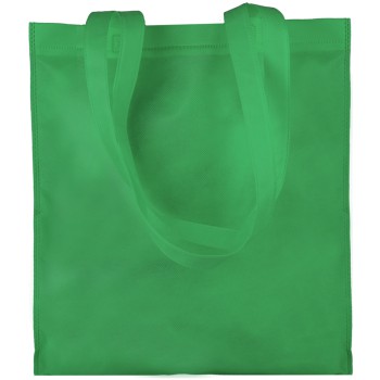 Shopper personalizzate con logo - Borsa shopping  in TNT, colorata, manici lunghi  cucitura termica