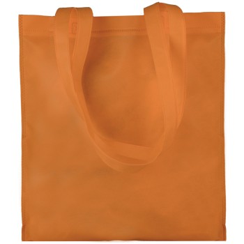 Shopper personalizzate con logo - Borsa shopping  in TNT, colorata, manici lunghi  cucitura termica