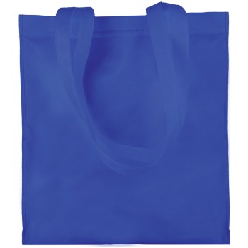 Shopper personalizzate con logo - Borsa shopping  in TNT, colorata, manici lunghi  cucitura termica