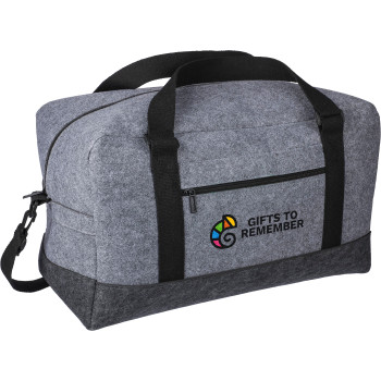 Borsa da palestra personalizzata - Borsa sportiva Corliss | Feltro riciclato | Tracolla regolabile