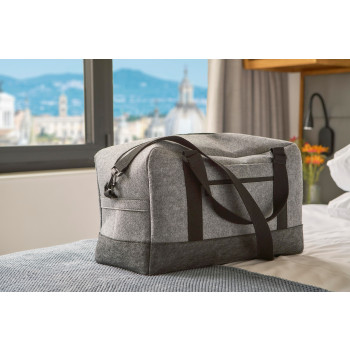 Borsa da palestra personalizzata - Borsa sportiva Corliss | Feltro riciclato | Tracolla regolabile