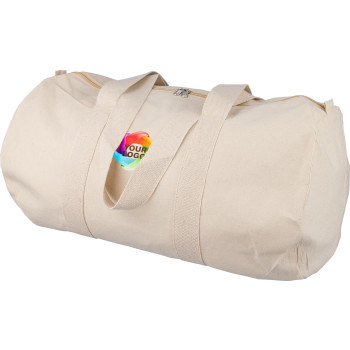 gadget ecologici con logo - Borsa sportiva in cotone 180 g/m² Elora