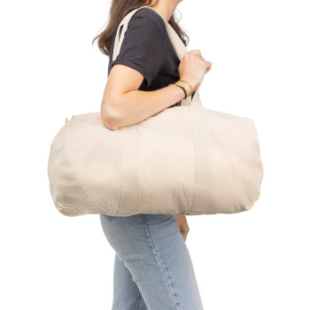 gadget ecologici con logo - Borsa sportiva in cotone 180 g/m² Elora