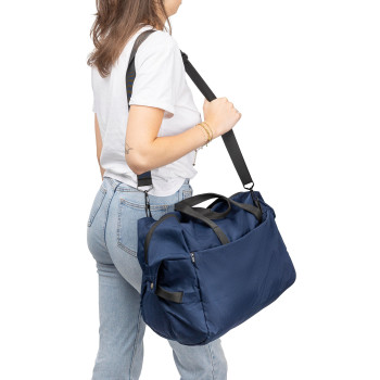 gadget ecologici con logo - Borsa sportiva Ocean Bound in poliestere 300 D rPET Niv