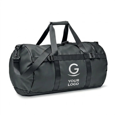Borsa sportiva personalizzabile robusta con scomparto laterale e base imbottita