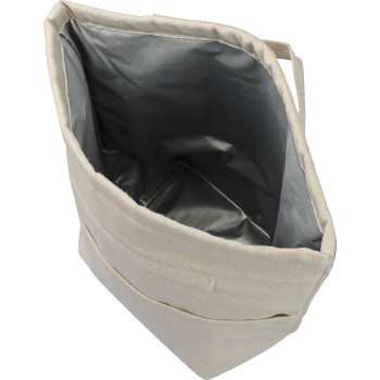 gadget ecologici con logo - Borsa termica Faith | Cotone riciclato 220 g/m² | Chiusura roll-top