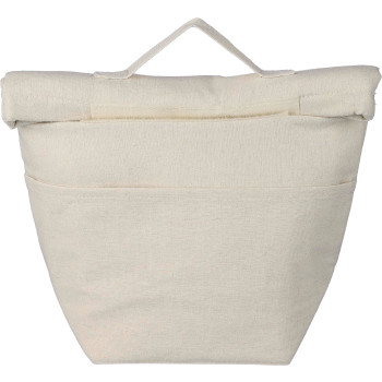 gadget ecologici con logo - Borsa termica Faith | Cotone riciclato 220 g/m² | Chiusura roll-top