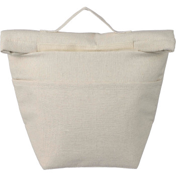gadget ecologici con logo - Borsa termica Faith | Cotone riciclato 220 g/m² | Chiusura roll-top