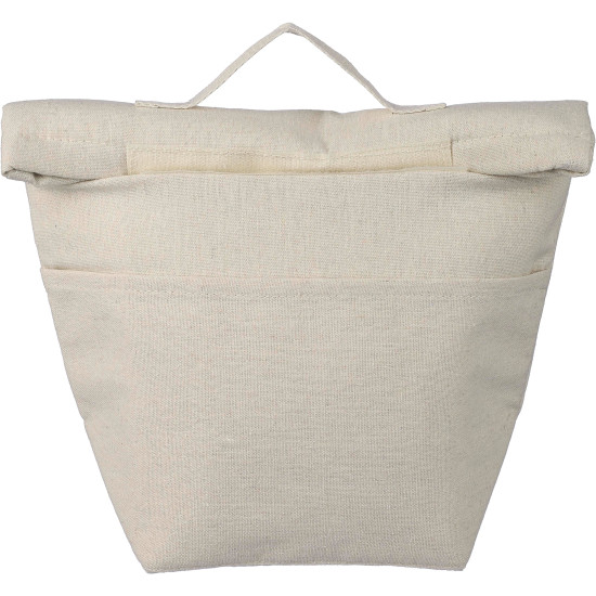 Borsa termica Faith | Cotone riciclato 220 g/m² | Chiusura roll-top