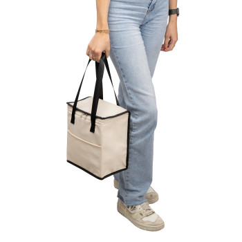 Borsa termica personalizzata con logo - Borsa termica in PU riciclato Adira