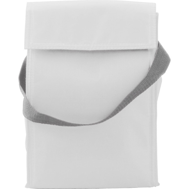 Borsa termica personalizzata con logo - Borsa termica Sarah | Poliestere 420D | Patta con velcro