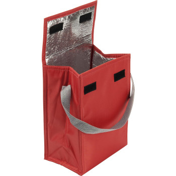 Borsa termica personalizzata con logo - Borsa termica Sarah | Poliestere 420D | Patta con velcro